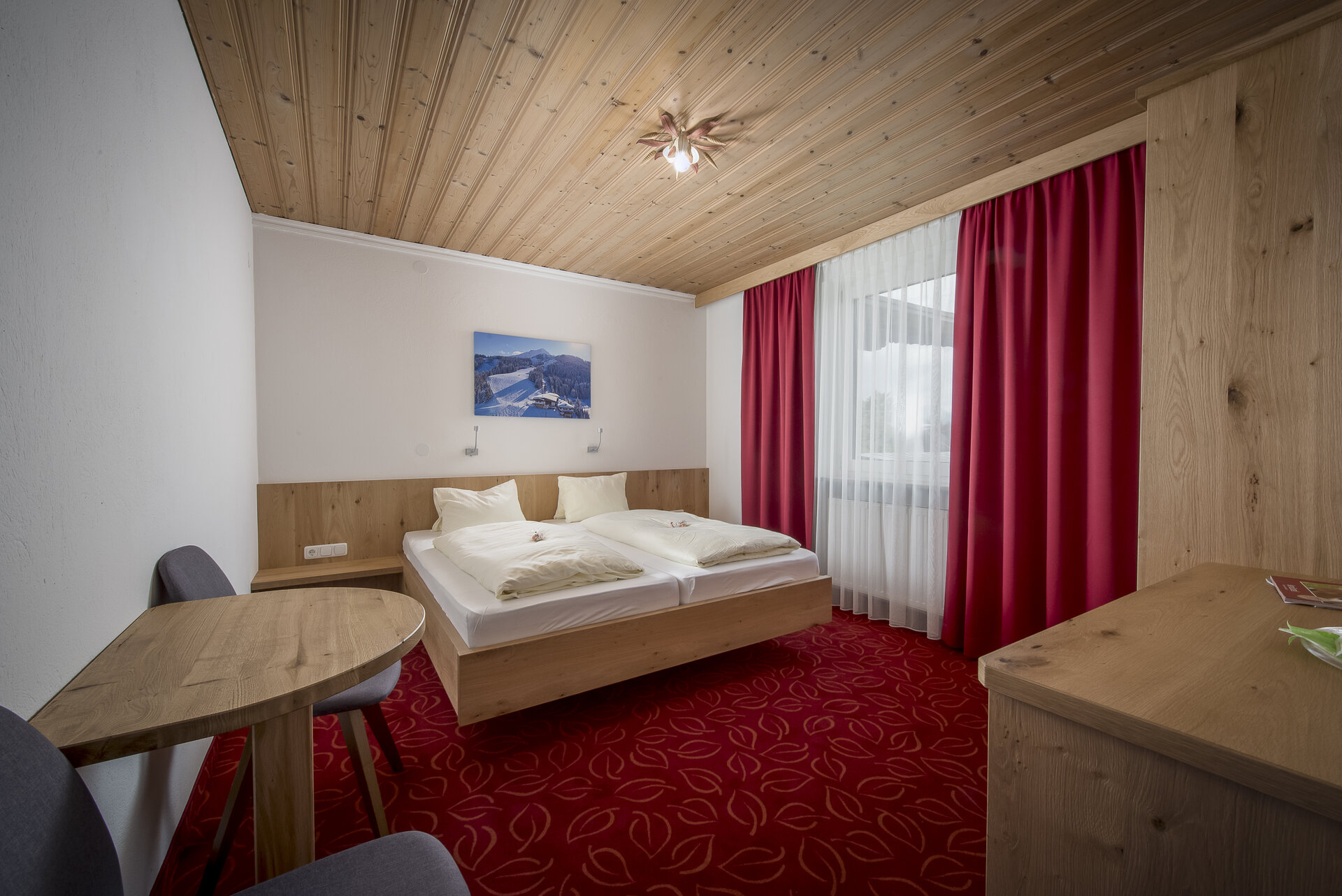 Elternschlafzimmer im Schwanennest im Familienhotel Central