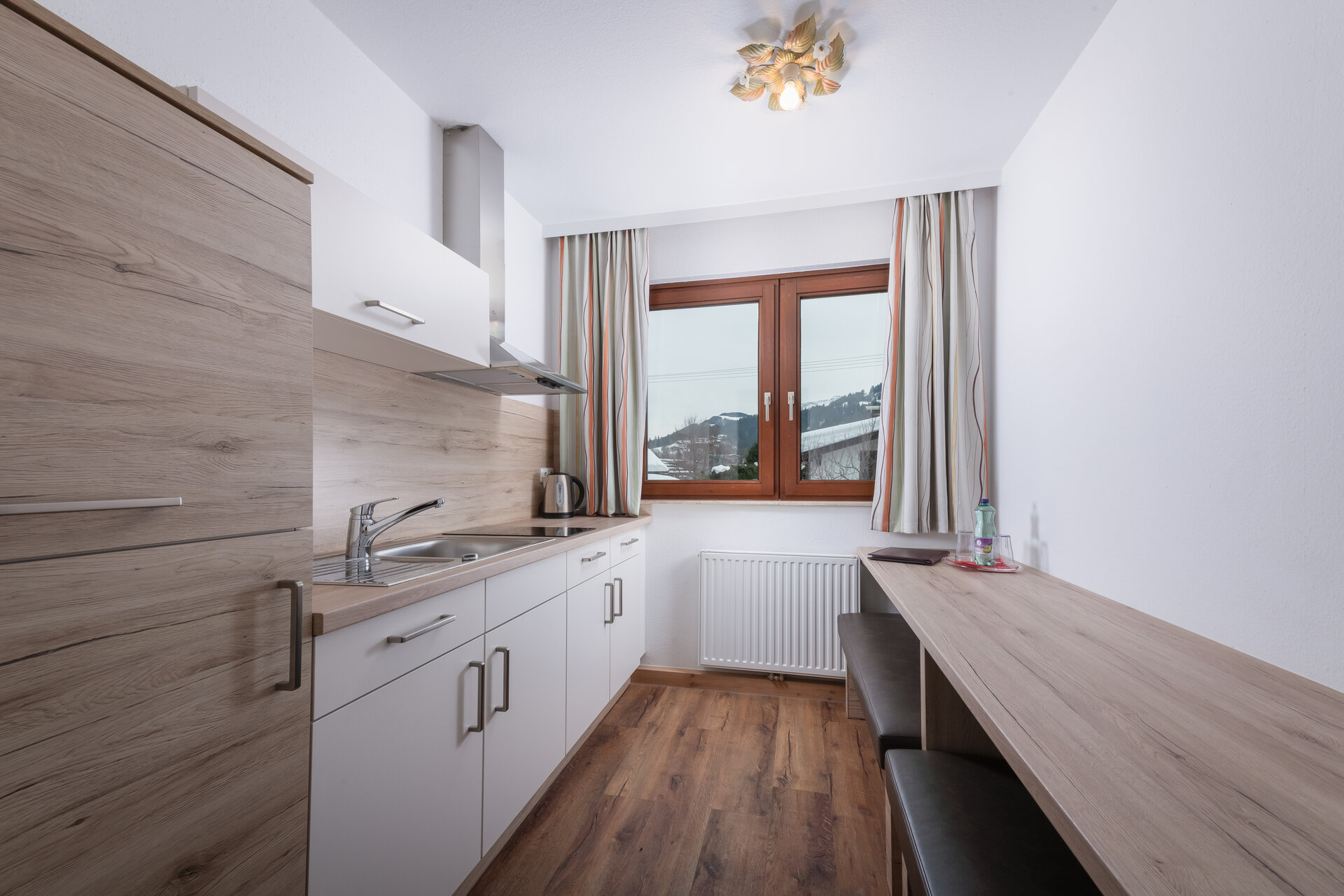 Eigene Küche im Storchennest der Alpenvilla Central